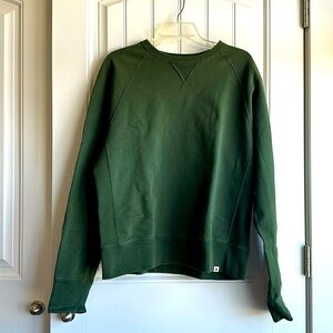 Green 100% cotton sweatshirt